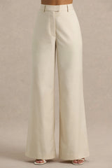 Bellarose | Nude Wide-Leg Trousers