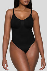 BOOMBA | Black Bodysuit Thong Shapewear