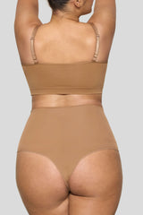 BOOMBA | Caramel Short-Waisted Thong Shapewear