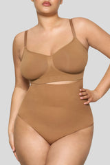 BOOMBA | Caramel High-Waisted Thong Shapewear