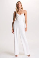 Dainty | White Sweetheart Jumpsuit