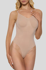 BOOMBA | Beige Bodysuit Thong Shapewear