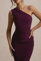 Dalarie | Port One-Shoulder Gathered Maxi Dress