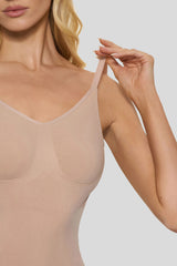 BOOMBA | Beige Bodysuit Thong Shapewear