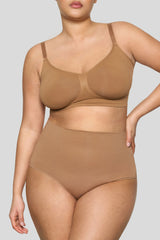 BOOMBA | Caramel Short-Waisted Thong Shapewear